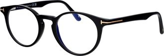 Tom Ford FT5557-B Eyeglasses - Black