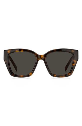 BOSS 54mm Sunglasses in Havana/Grey at Nordstrom