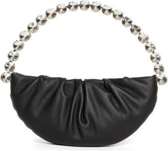 L'Alingi The Moon Leather Pouch in Black at Nordstrom