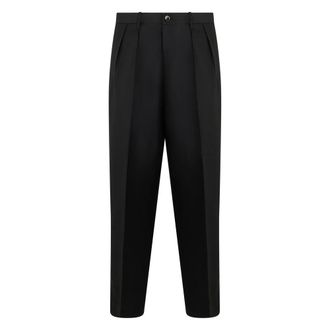 Nine In The Morning Straight Trousers, male, Black, Size: 2XL Elegant Fabric Trousers