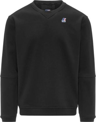 K-Way Nael Brushed PC - Heren - Sweatshirts - Zwart - XL - Katoen - Hoodies & sweatvesten