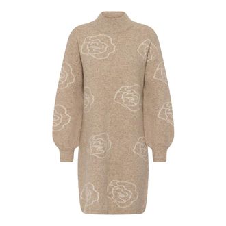Kaffe Vestido de Punto - Dresses - Mujer - Beige - S