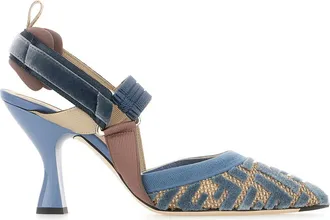 Fendi 85 mm Colibri pumps - Blauw
