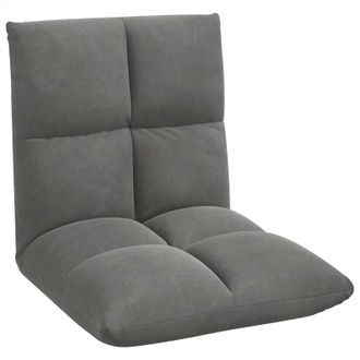 vidaXL Sill&oacute;n Ajustable Gris Oscuro Terciopelo Vidaxl