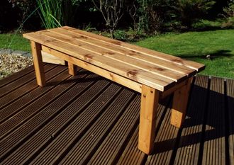 Charles Taylor Trading Solid Wood Outdoor Solid Form in Brown
