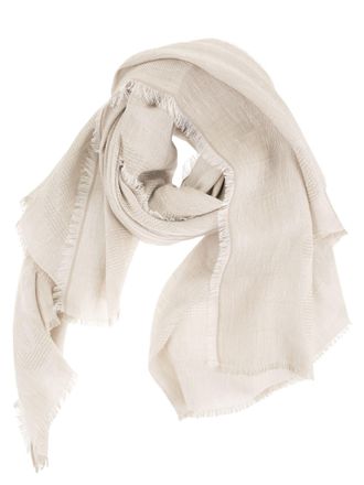 Max Mara Mxasenior Max Mara Scarf With Monogram Jacquard Embroidery