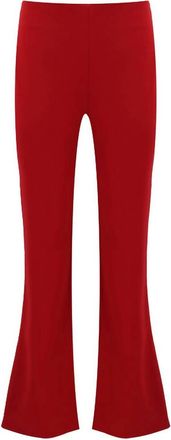 Trina Turk Womens Jacoba Crepe Knit Pant In Red