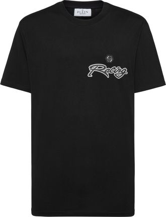 Philipp Plein T-Shirt Round Neck Ss Stripes Hexagon