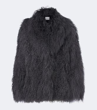 Yves Salomon Oversized shearling jacket