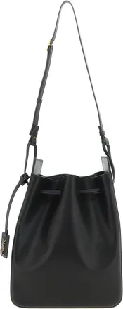 Saint Laurent Large Leather Bucket Bag