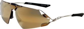 Nike Mens 76 mm Gold Sunglasses