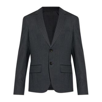 Dsquared2 Blazers, male, Gray, Size: 2XL Pinstriped Blazer