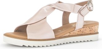 Gabor Wedge Sandals Womens Sandals, Moderate Extra Width (G), pink, 5 UK