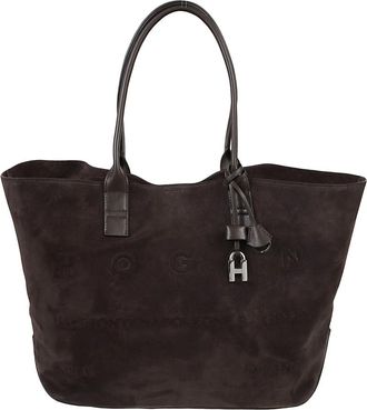 Hogan Address Tote - Dames - Shoppers - Bruin - ONE Size - Leer - Tassen