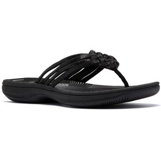Clarks Breeze Gem Flip Flop in Black at Nordstrom Rack, Size 10