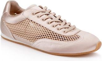 Badgley Mischka Inez Sneaker in Nude/Mesh at Nordstrom, Size 6.5