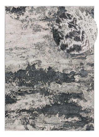 Atticgo Alfombra abstracta gris 140x200 cm