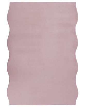 Beliani Tappeto Moderno Per Soggiorno, Corridoio E Ufficio In Casa In Ecopelliccia Viola A Pelo Lungo 160 X 230 Cm Dawa