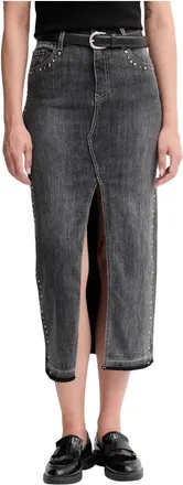 Gaud&igrave; Denim Rok - Dames - Rokken - Grijs - Maat: W28 Denim