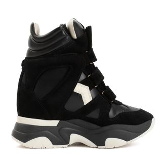 Isabel Marant Isabel Marant, Sneakers, female, Black, Size: 6 US Black Sneakers with Concealed Wedge Heel