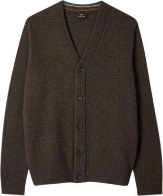 Paul Smith Cardigan - Heren - Truien - Bruin - Maat: M