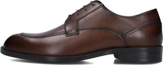 HUGO BOSS Schoenen, Heren, Bruin, 43 EU, Wol, Stijlvolle bruine leren schoenen voor heren