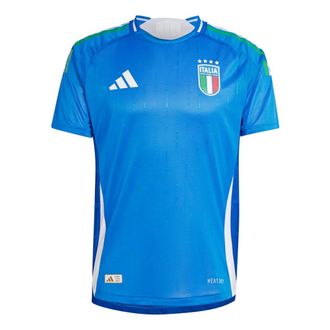 adidas Italy 24 Home Authentic Soccer Jersey Asia Sizing Blue IN0658