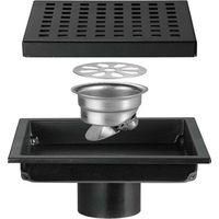 OEM Desag&uuml;e De Piso, Desag&uuml;e De Ducha De Acero Inoxidable, Desag&uuml;e De Ba&ntilde;o, Rejilla Cuadrada De Gran Desplazamiento, Desag&uuml;e De Piso Desodorizante, Con Ca