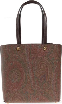 Etro Shopper tas - Dames - Shoppers - Bruin - ONE Size - Leer - Tassen