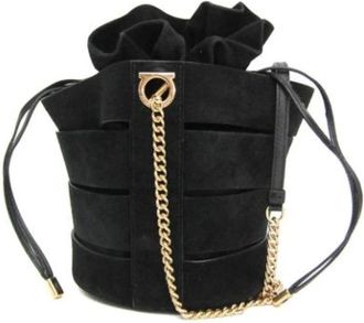 Ferragamo Pre-owned Bucket Bags, female, Black, Size: ONE SIZE Pre-owned Bucket Bag