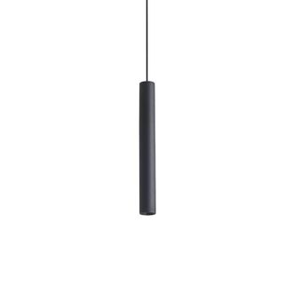 Netlighting Look 25cm Slim Pendant Ceiling Light Black 1x LED 1000lm 3000K