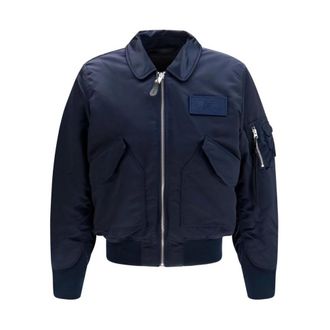 Alpha Industries Bomber Cwu-45/P Base UV - - Jackets - Uomo - Blu - L
