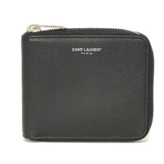 Saint Laurent Black Leather Wallet (Bi-Fold) (Pre-Owned)