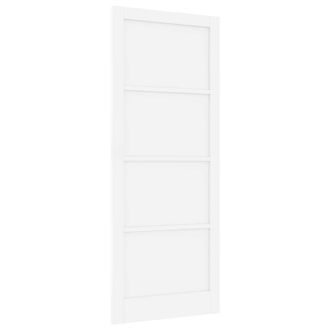vidaXL Puerta Interior 93 X 232 Cm Madera Contrachapada Blanco Vidaxl