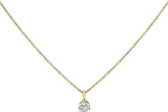 House of Brilliance Haus Of Brilliance 14K 0.40 Ct. Tw. Diamond Pendant Necklace