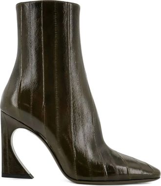 Fendi Arco heel boots - women - Calf Leather/Calf Leather/Calf Leather - 36 - Green