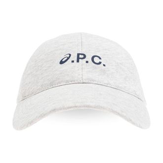A.P.C. Caps, male, Gray, Size: 56 CM Charlie Baseball Cap