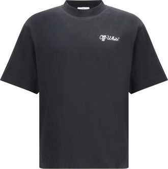 Off-white Oversized T-shirt met Korte Mouwen