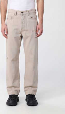 Diesel Jeans 2001 D-Macro a gamba larga in denim di cotone a vita bassa