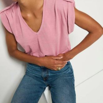 Nation Ltd Cooper V Neck Tank Top In Mesa Flower