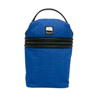 MCM Pre-owned Zaino Trapuntato Patricia Visetos - - Pre-owned - Donna - Blu - ONE SIZE