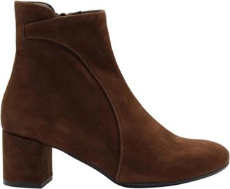 Donna Lei Dromer Heeled Boot - Dames - Laarzen met Hak - Bruin - 36 EU - Schoenen
