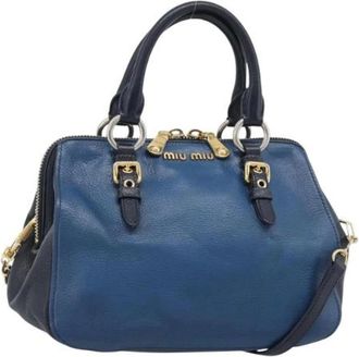 Miu Miu Borsa Pre-owned - - Pre-owned - Donna - Blu - ONE SIZE