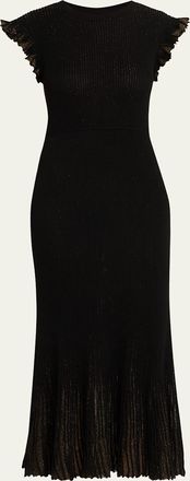 Ulla Johnson Noelle Sparkly Sleeveless Midi Dress