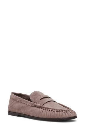 Steve Madden Stewart Convertible Penny Loafer in Taupe Suede at Nordstrom, Size 5.5