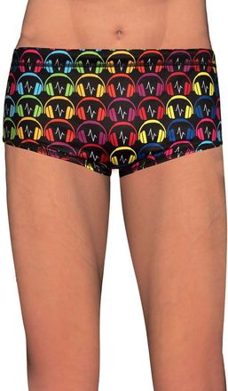 Maru Mens Audio Pacer Trainer Swimming Trunks (Size 34) Black/Multi