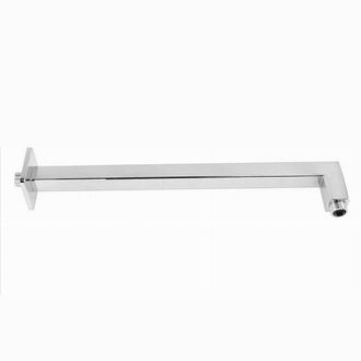 Trade Shop Trade Shop - Braccio Doccia In Ottone Cromato Quadrato 40 Cm Per Soffione Bagno Rosone 59493