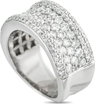 Luxury Bazaar 14K White Gold 1.08ct Diamond Ring MF16-022326