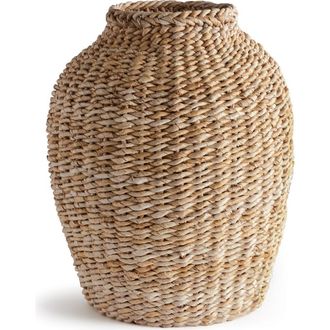 Napa Home & Garden Abaca Teardrop Vase in Beige at Nordstrom, Size Large