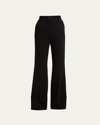 Dolce & Gabbana Milan Stitch Flare Trousers